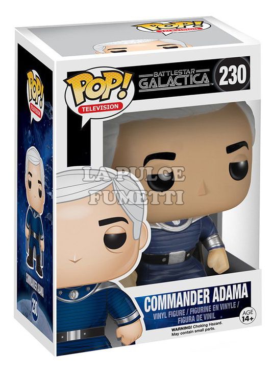 BATTLE STAR GALACTICA: COMMANDER ADAMA - VINYL FIGURE # 230 - POP FUNKO